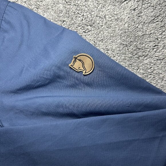 Fjallraven Stina Jacket Womens XS Blue G-1000 Hiking Lightweight Rain - Picture 2 of 15